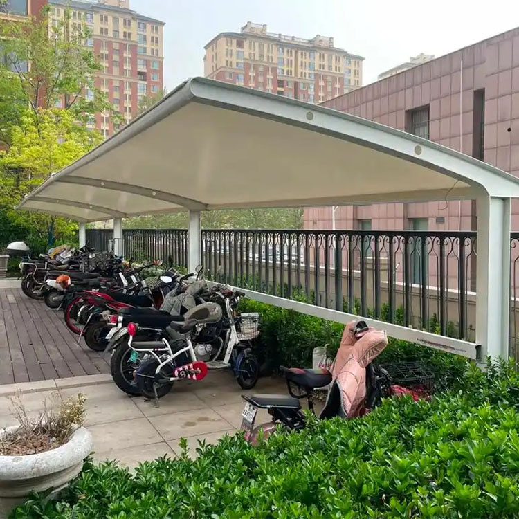 武穴市膜结构电动车棚